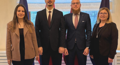 Letonya Büyükelçiliği Ziyareti ve Uluslararası İş Birliği Görüşmesi